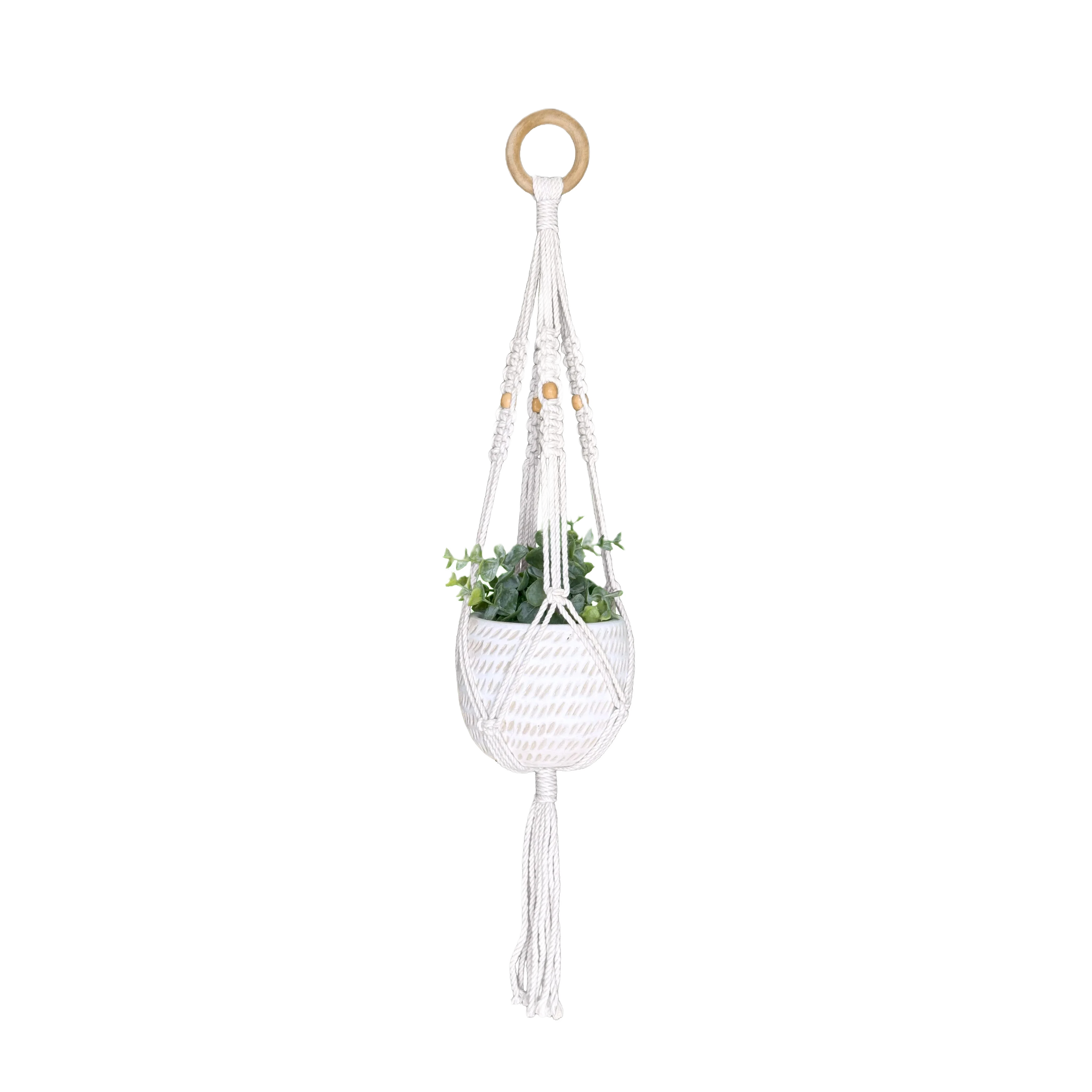 Easy-to-Use Meesh Drops 4 Textured Short Macrame Hanger 25 Length Advanced