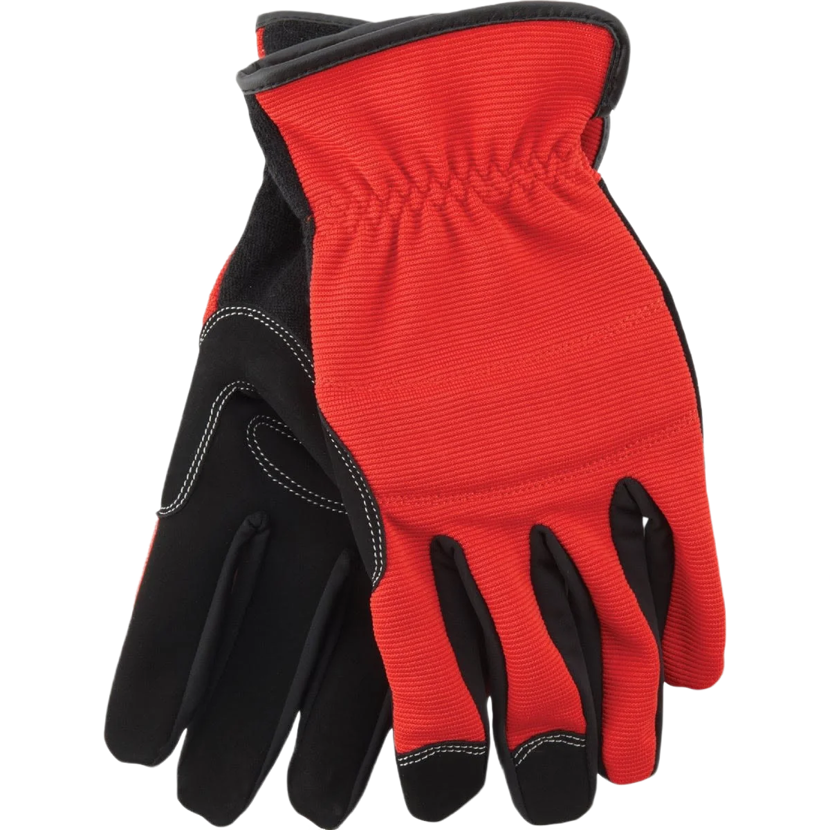 Fine Crafted Do it Men's Large Red Black Polyester Spandex High Performance Gloves Sophisticated