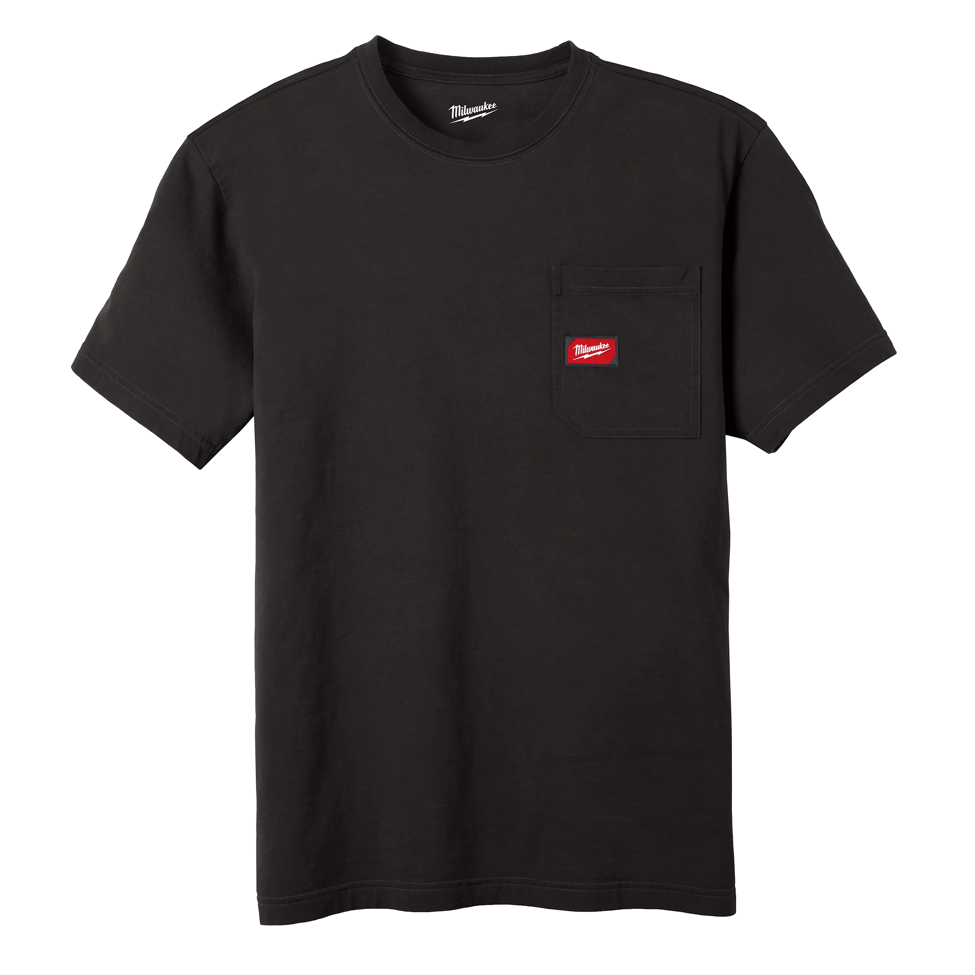 Pure Milwaukee GRIDIRON™ Pocket T-Shirt - Short Sleeve Black M Quality