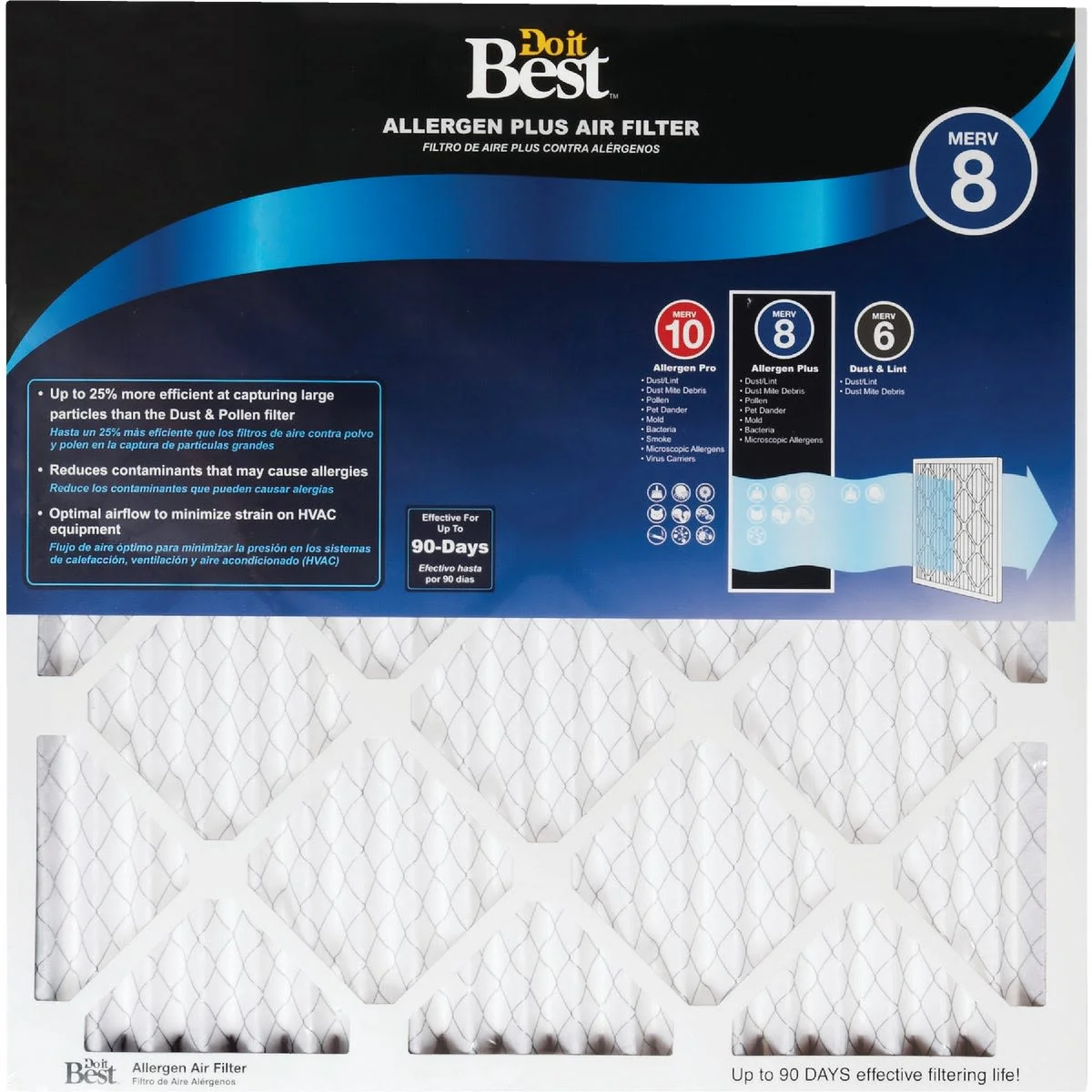 Exceptional Do it Efficiency Rated Allergen Plus Furnace Filter 18 x 20 x 1 in. Practical
