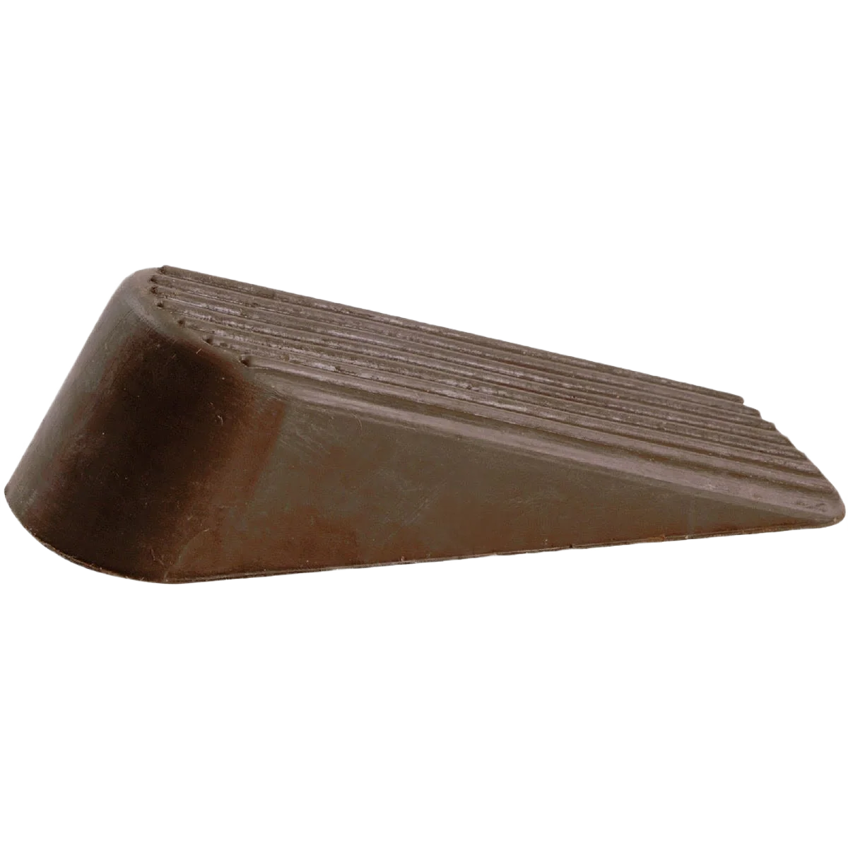 Innovative Do it Brown Wedge Door Stop Smooth