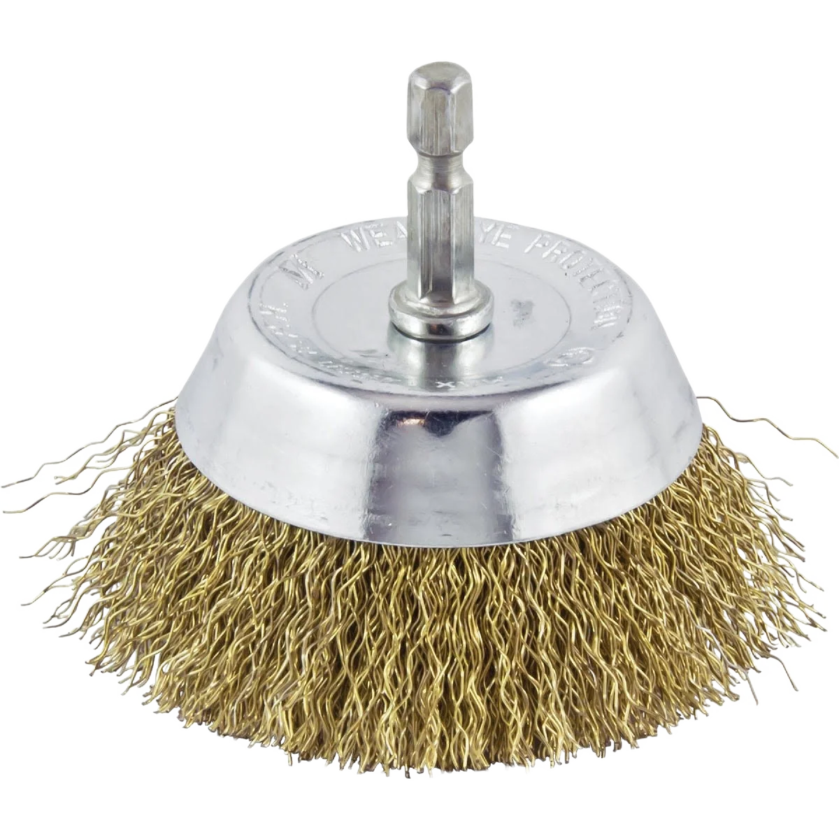 Organic Do it 3 In. Coarse Drill Wire Cup Brush Detailed