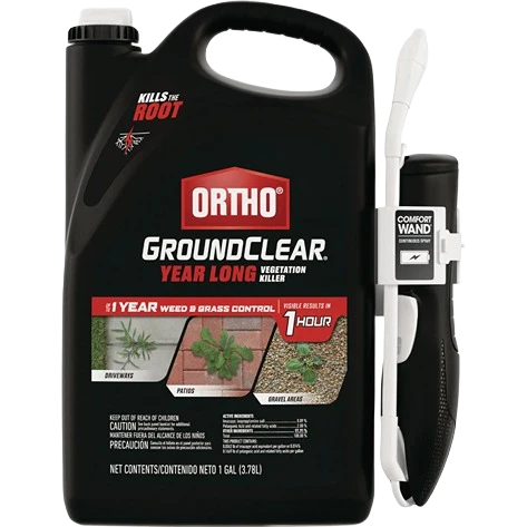Elite Ortho GroundClear 1 Gal. Year-Long Vegetation Killer with Comfort Wand Comfortable