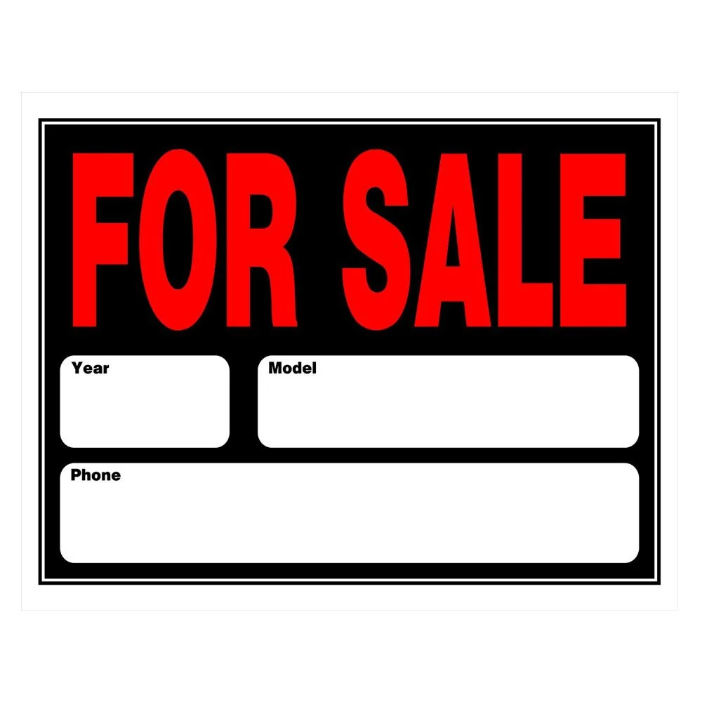Enhanced Hillman Black Red For Auto Sign 15 x 19 in. Healthy