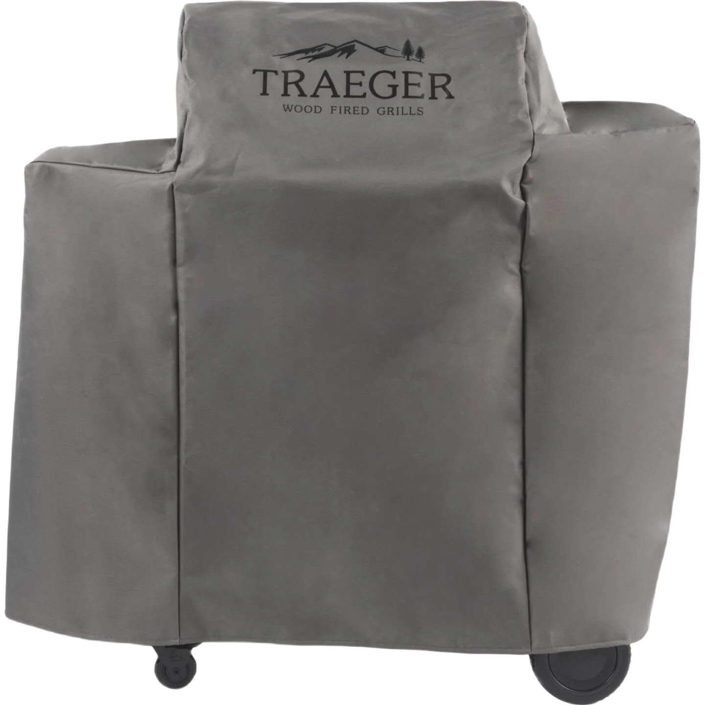 Breathable Traeger Ironwood 650 Gray Full Length Grill Cover 46 in. Soft