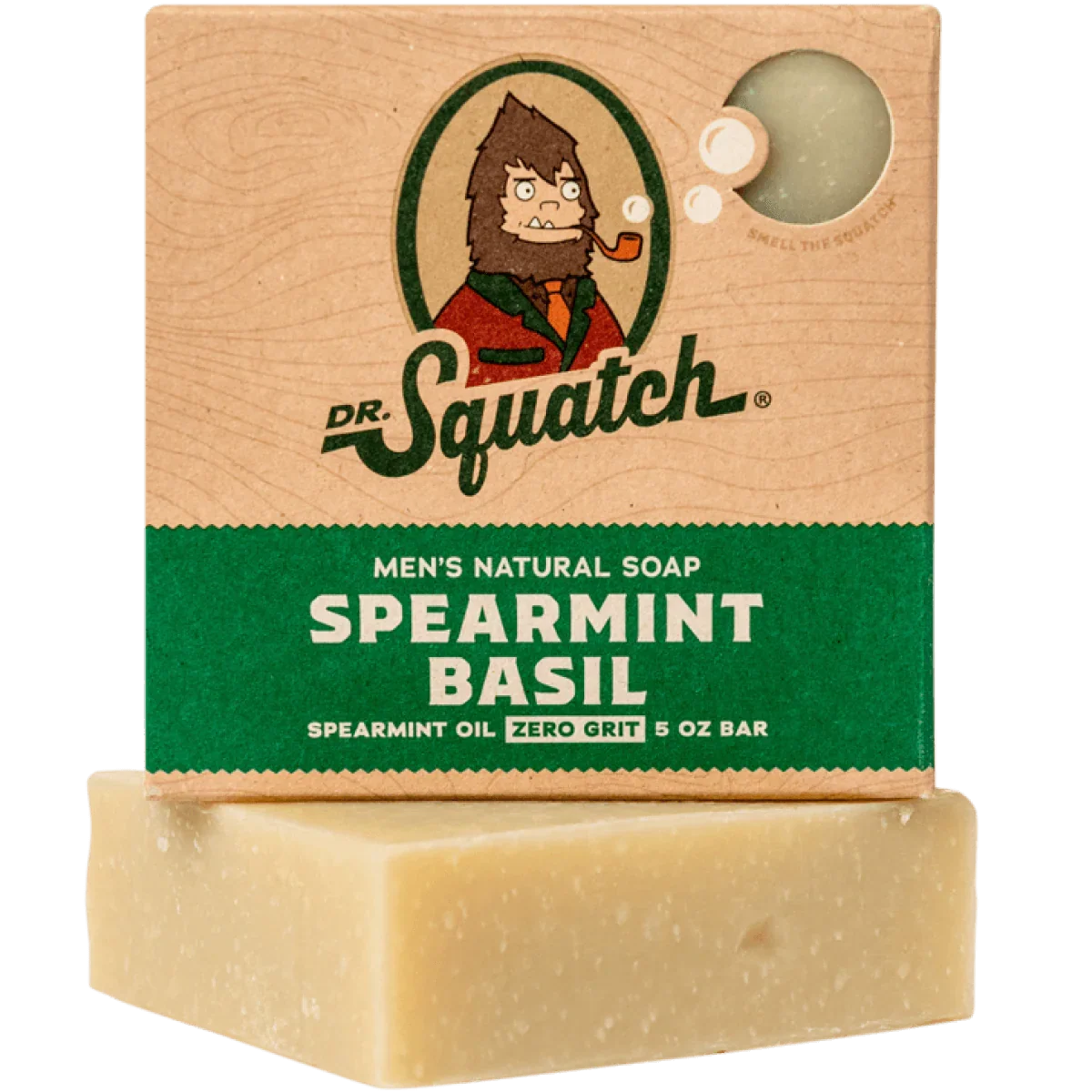 Clean Dr. Squatch Bar Soap - Spearmint Basil Refined