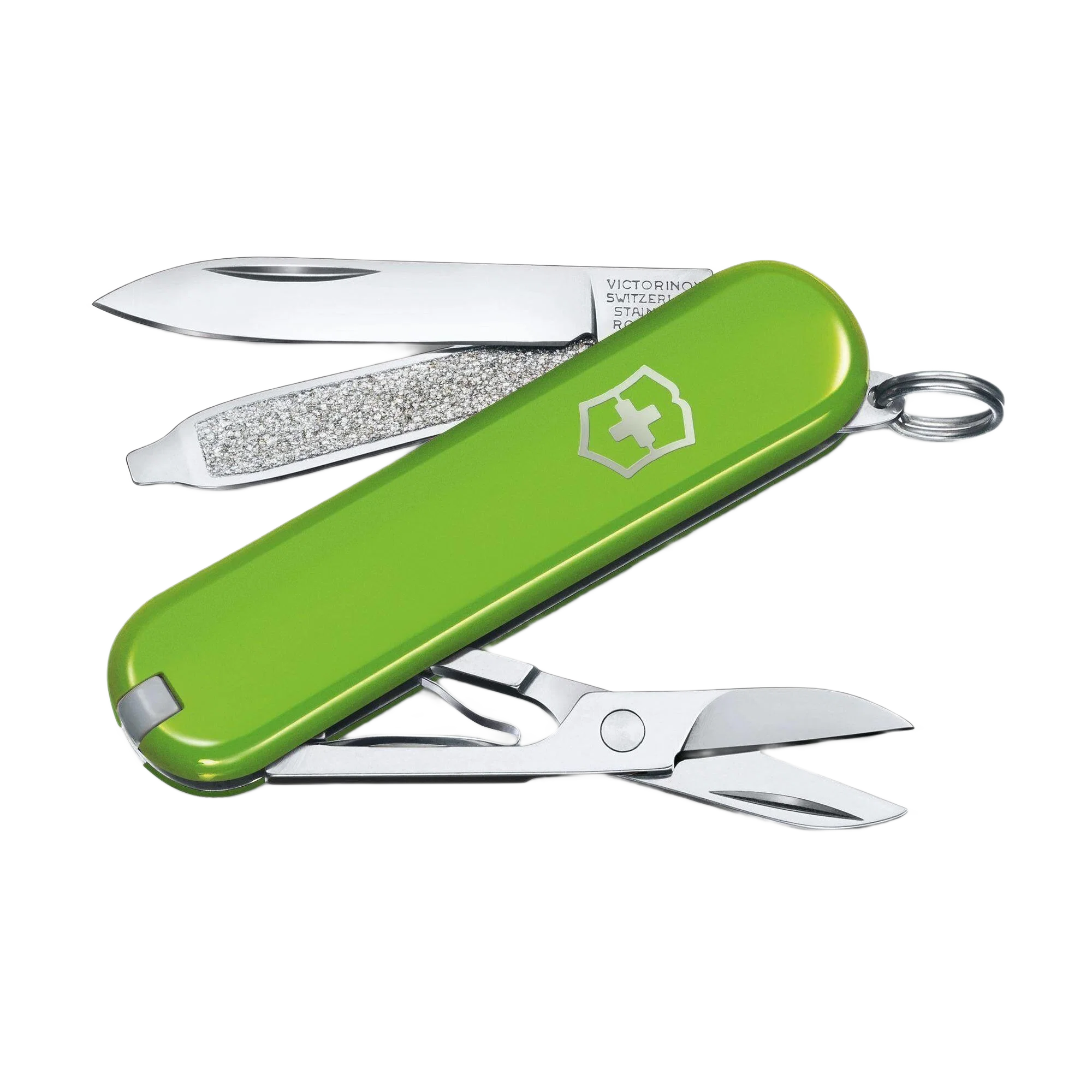 Elegant Victorinox Swiss Army Classic SD Pocket Knife Smashed Avocado Clean