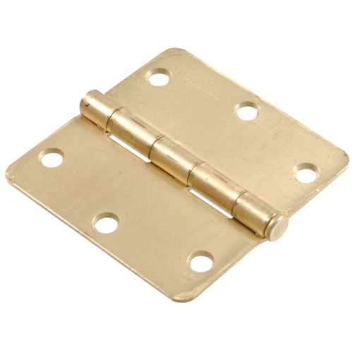 High-Quality Hillman 3-1 2 Brass 1 4 Corner Residential Door Hinge w Removable Pin Advanced
