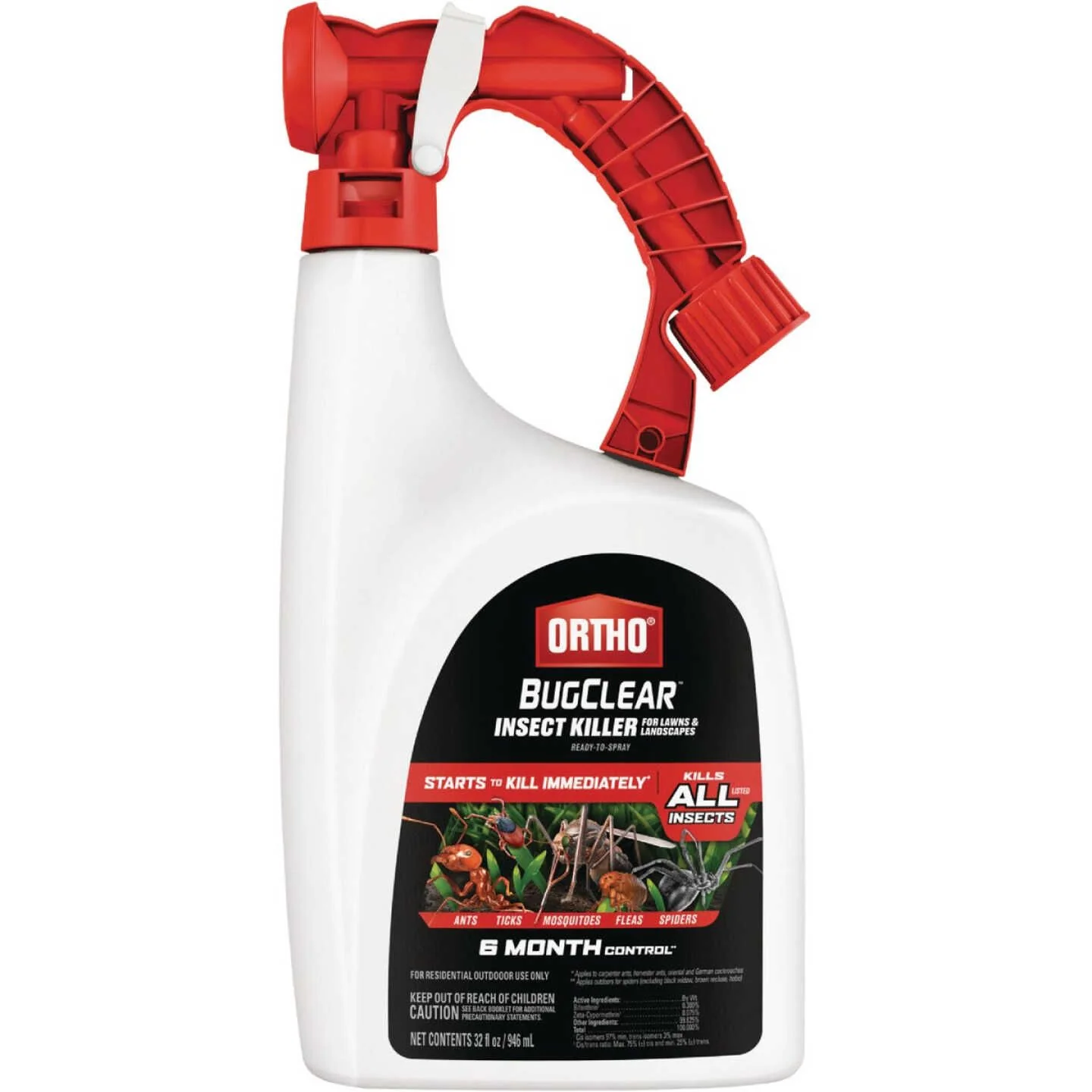 Natural Ortho BugClear Insect Killer for Lawns Landscapes Spray 32 oz. Detailed