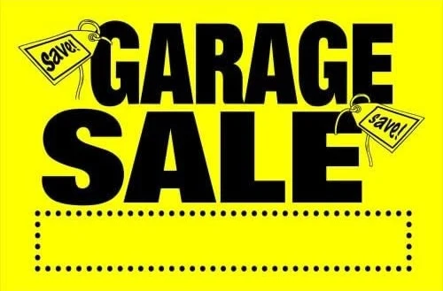 Relaxed Hillman Yellow Black Garage Sign 8 x 12 Detailed