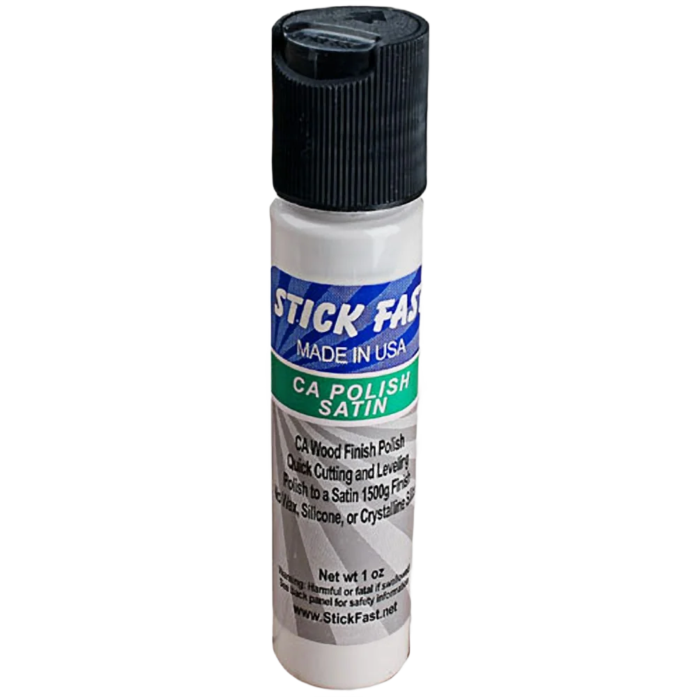 Artisan Stick Fast CA Wood Polish 1 oz. Satin Clean