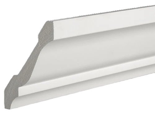 Powerful AZEK White 9 16 x 3-5 8 In. Crown Moulding 16 ft. Trendy