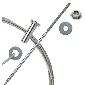 Long-Lasting Feeney 1 8 in Cable Rail Assembly for Wood Posts 10 ft. Relaxed