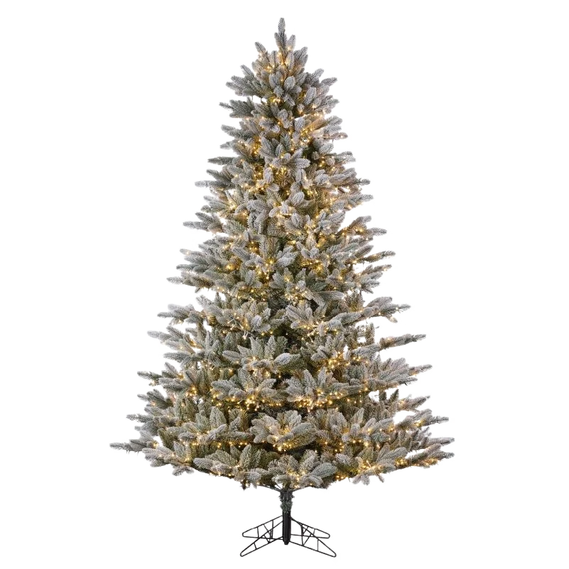 Contemporary nVision Frosted Sonoma Spruce LED Christmas Tree 4.5 ft. Environmentally Friendly