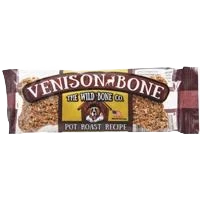 Genuine The Wild Bone Venison Bone Pot Roast Jerky Style Dog Treat Verified