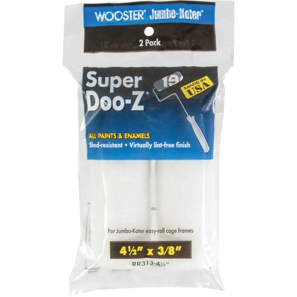 Specialty Wooster Jumbo-Koter Super DOO-Z Woven Fabric Roller Cover Eco-Friendly