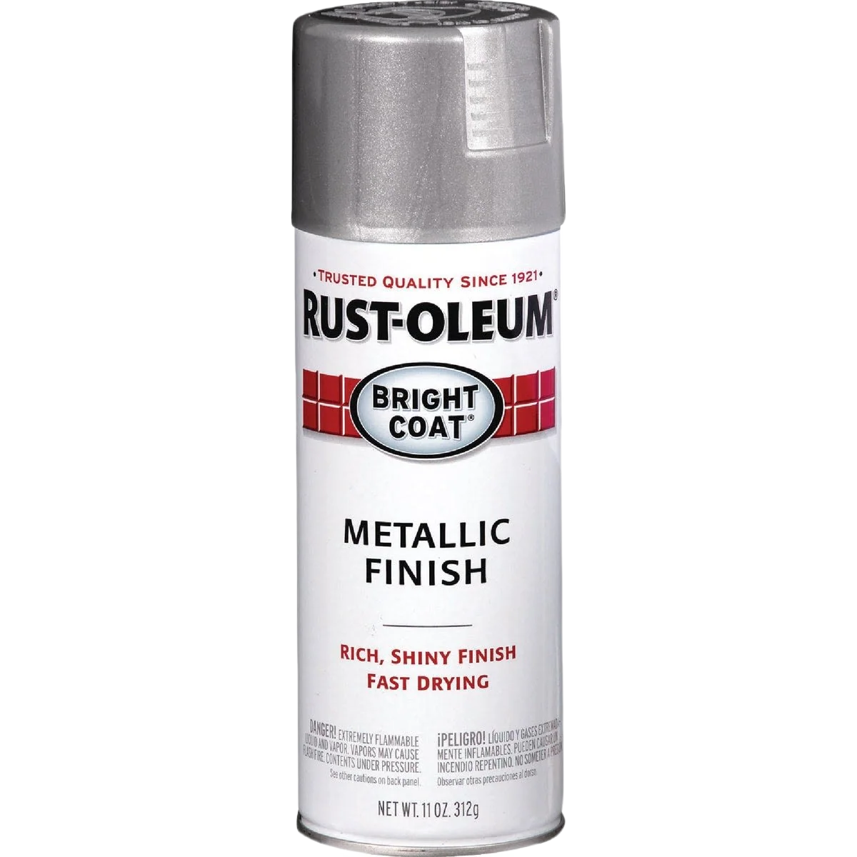 High-Grade Rust-Oleum Bright Coat Aluminum Metallic Finish Spray Paint 11 oz. Refined