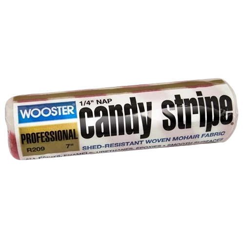 Lightweight Wooster 7 in. Candy Stripe Roller 1 4 in. Nap Exclusive