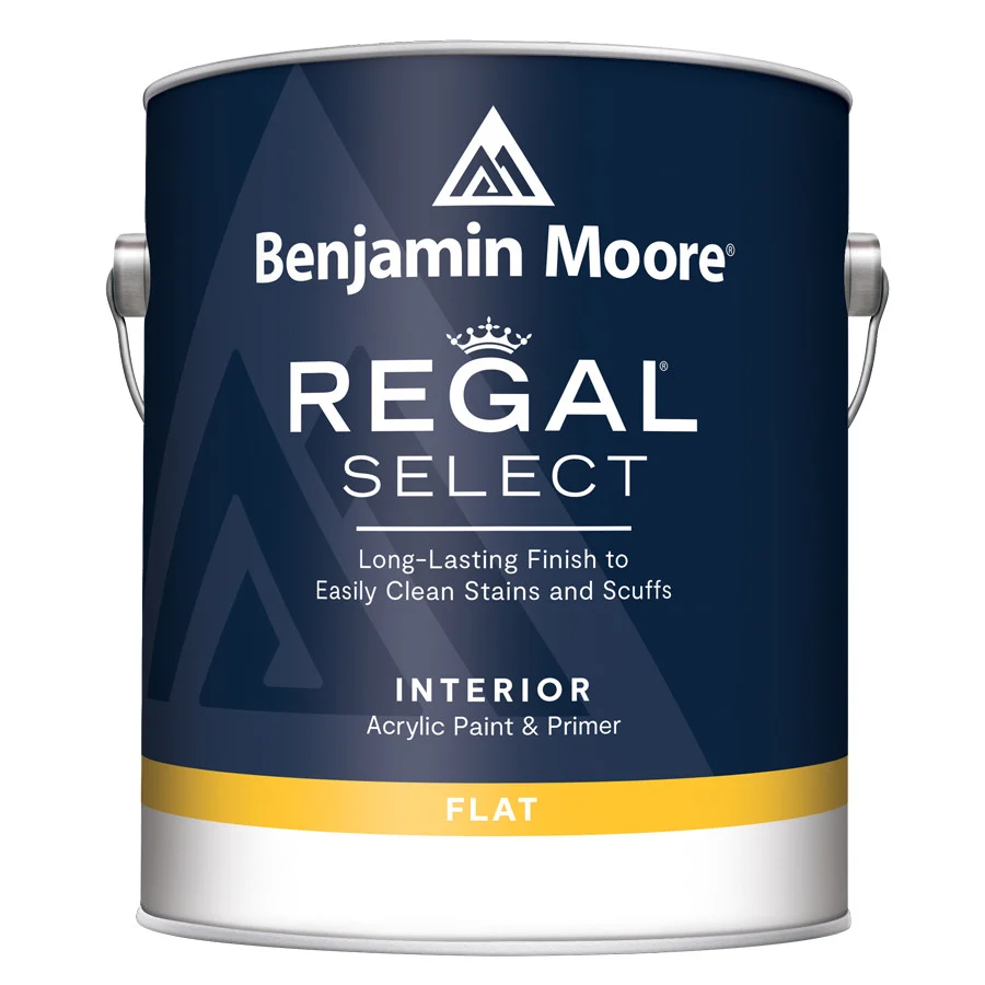 Fine Benjamin Moore Regal Select 3X Flat Tintable Interior Base Paint 1 Quart Next-Generation