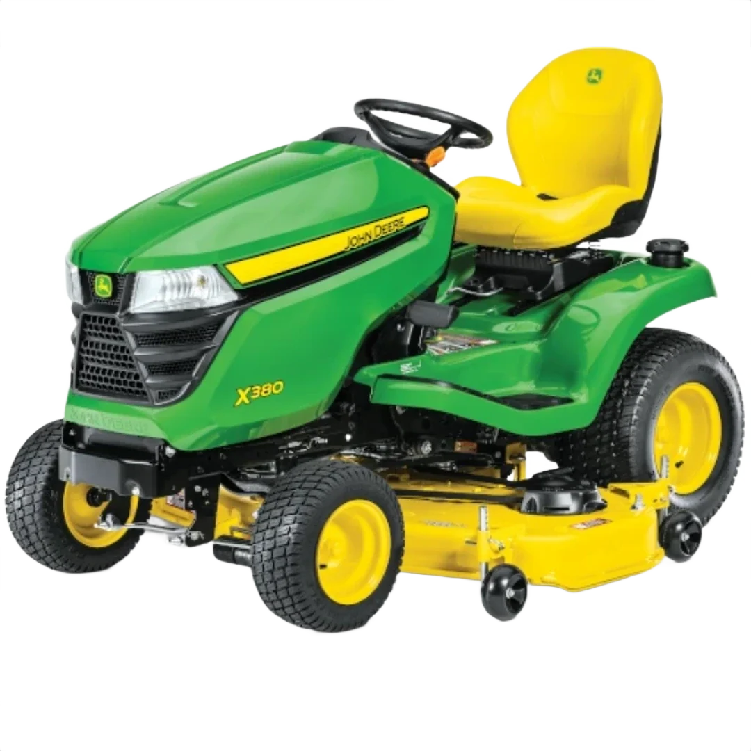 Traditional John Deere X380 Lawn Tractor with 54-In. Accel Deep Deck Convenient