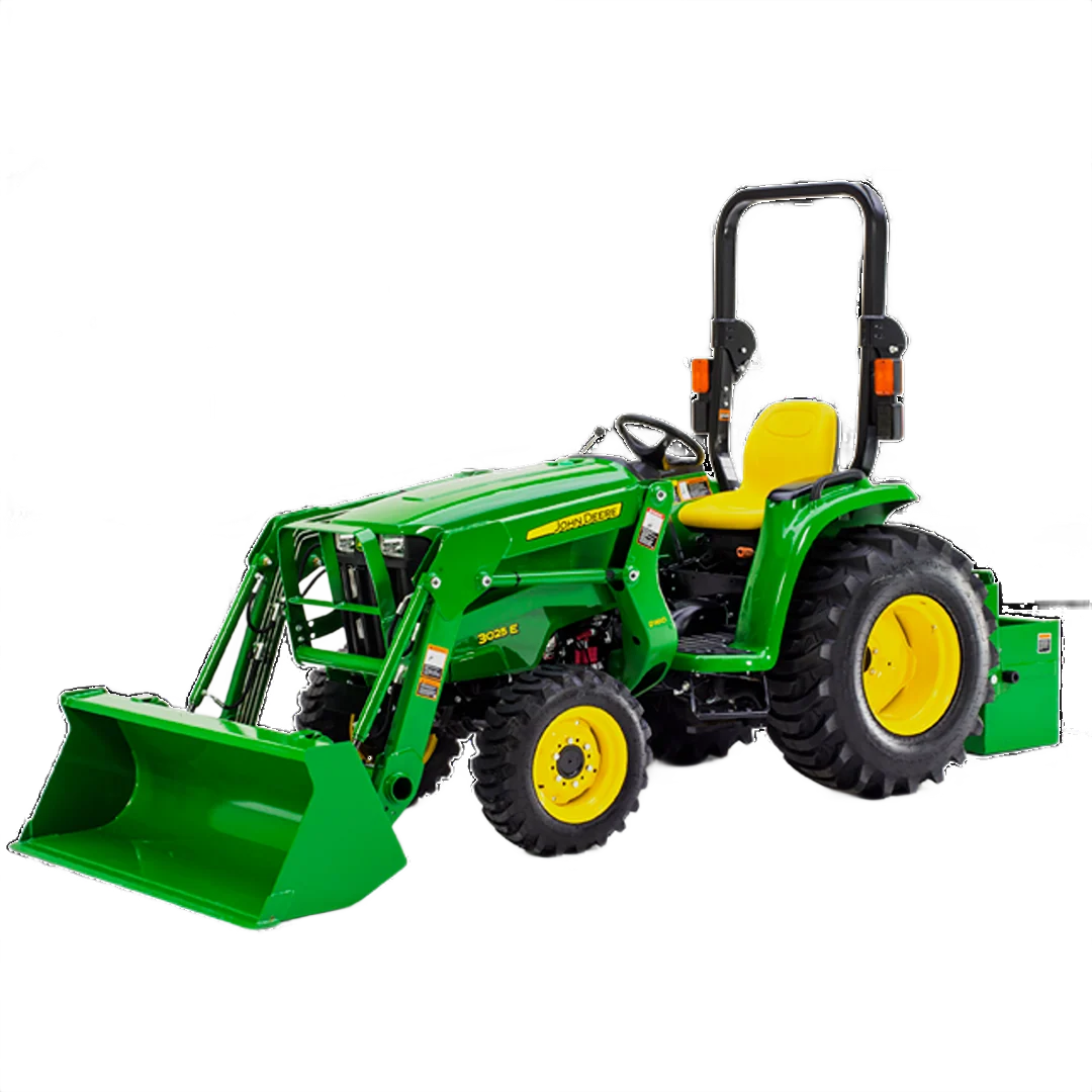 Efficient John Deere 3025E Compact Utility Tractor Powerful