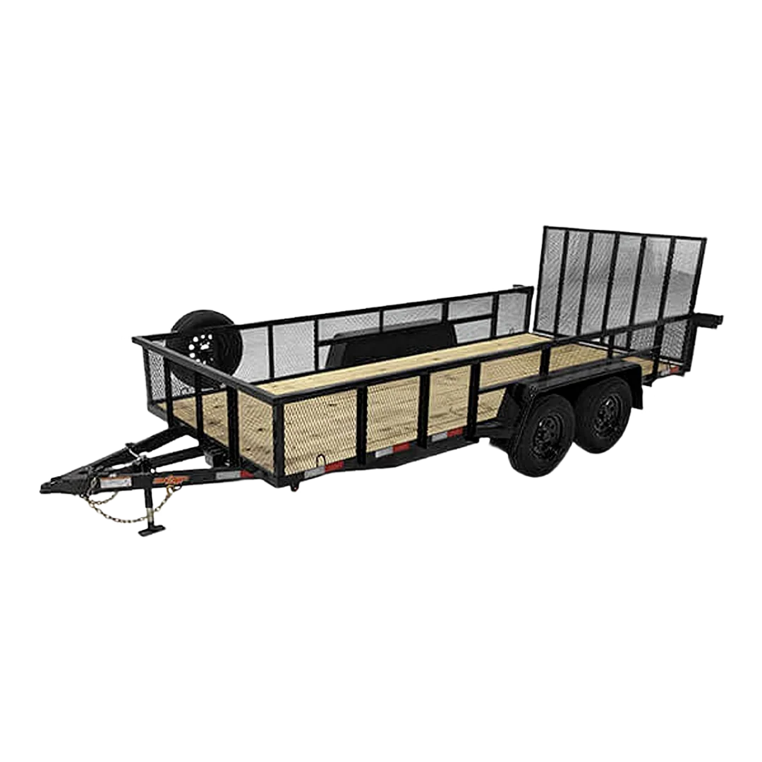 High-Performance Down 2 Earth 76 x 14' Landscape Utility Tandem Trailer Healthy