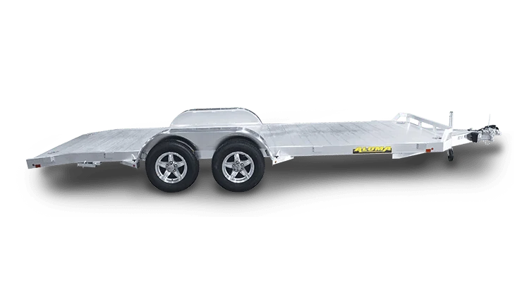 Professional Aluma 8216 Tandem Axle Utility Trailer Natural