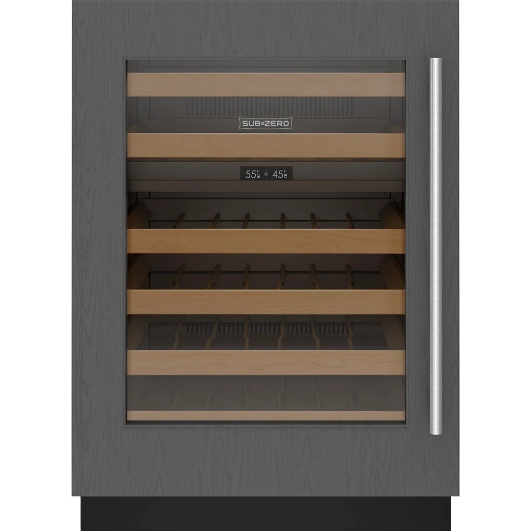 Advanced Sub-Zero 24 Under Counter Wine Storage - Left Hinge User-Friendly