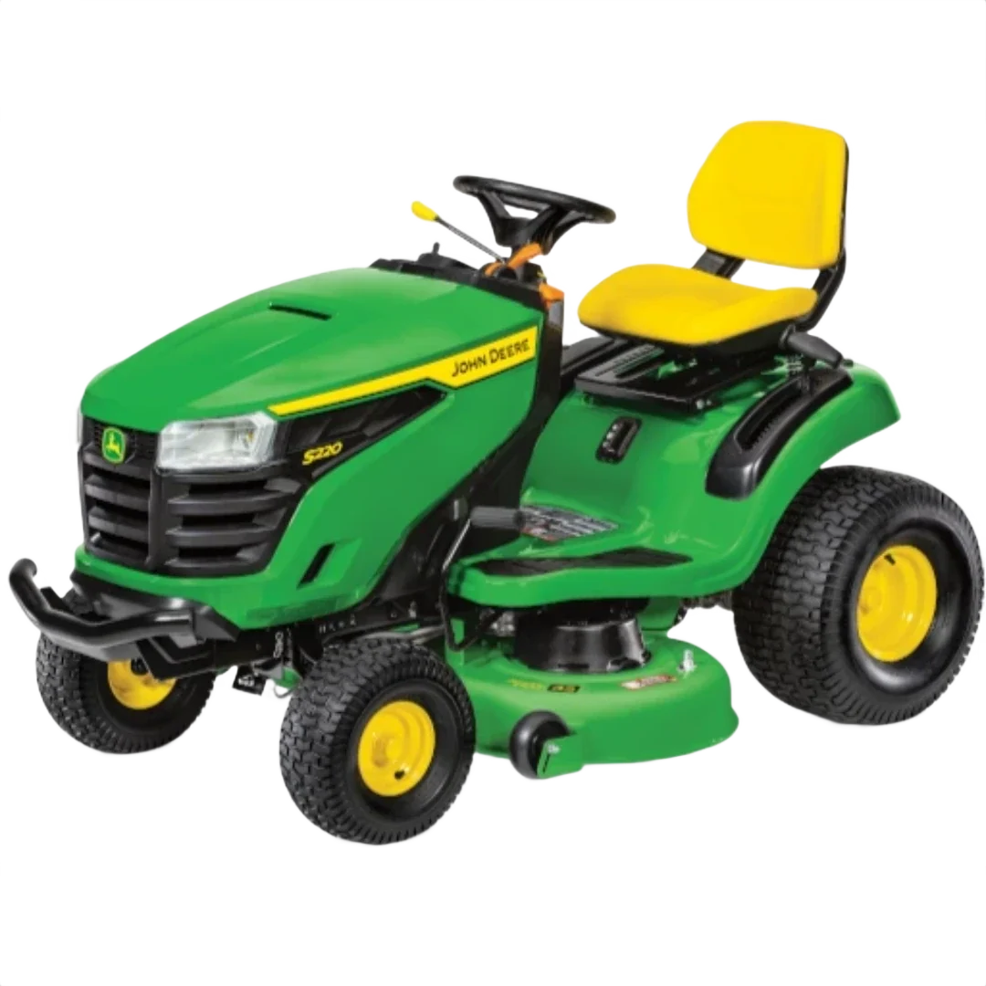 Natural John Deere S220 Lawn Tractor with 42-In. Deck Traditional