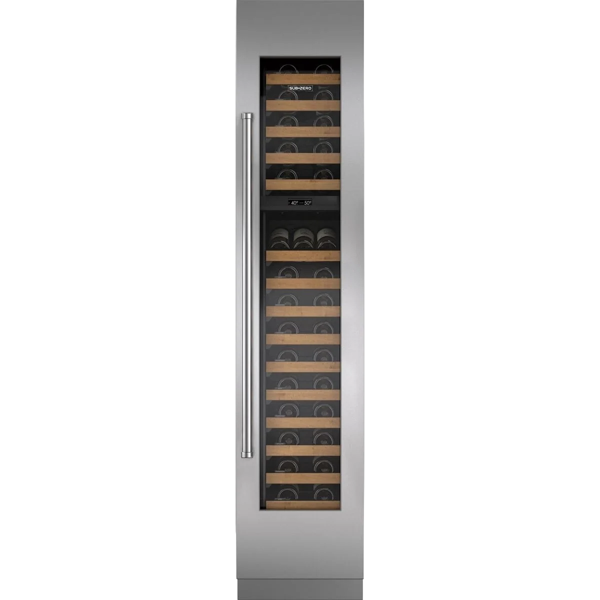 First-Class Sub-Zero 18 Wine Column - Panel Ready Practical