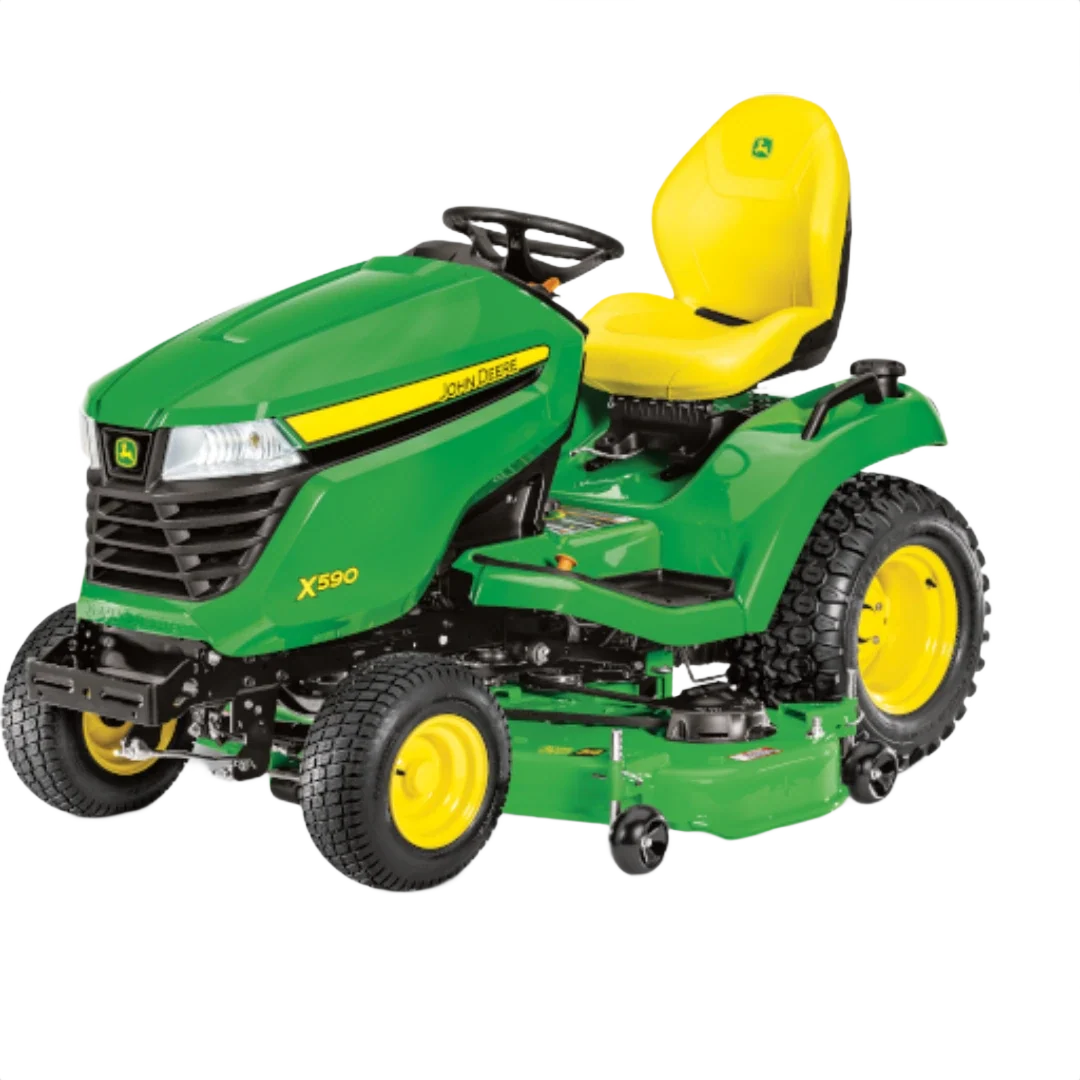 Detailed John Deere X590 Lawn Tractor with 54-In. Deck Breathable