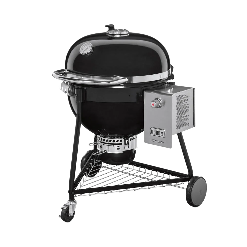 Trendy Weber Summit Black Kamado E6 Charcoal Grill Original