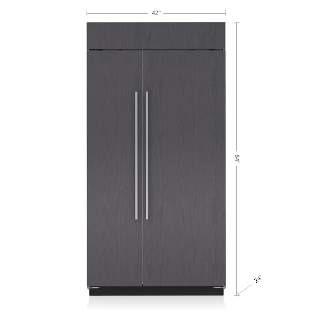 Durable Sub-Zero 42 Side by Side Refrigerator zer - Panel Ready Optimized