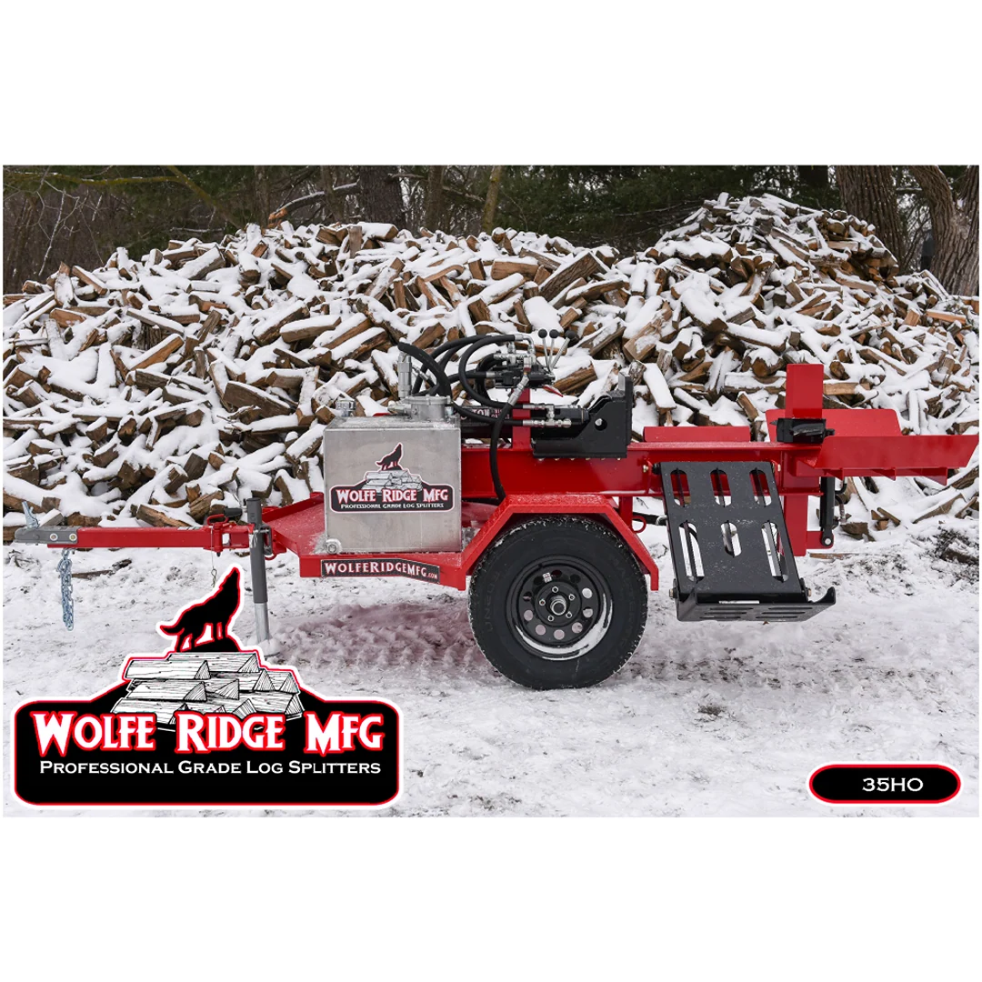 Fine Crafted Wolfe Ridge 28 Ton High Output Commercial Log Splitter Verified