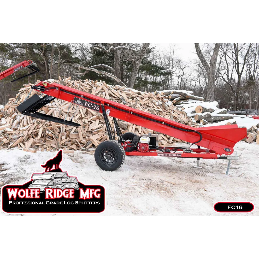Natural Wolfe Ridge 32-Foot Firewood Conveyor Dependable