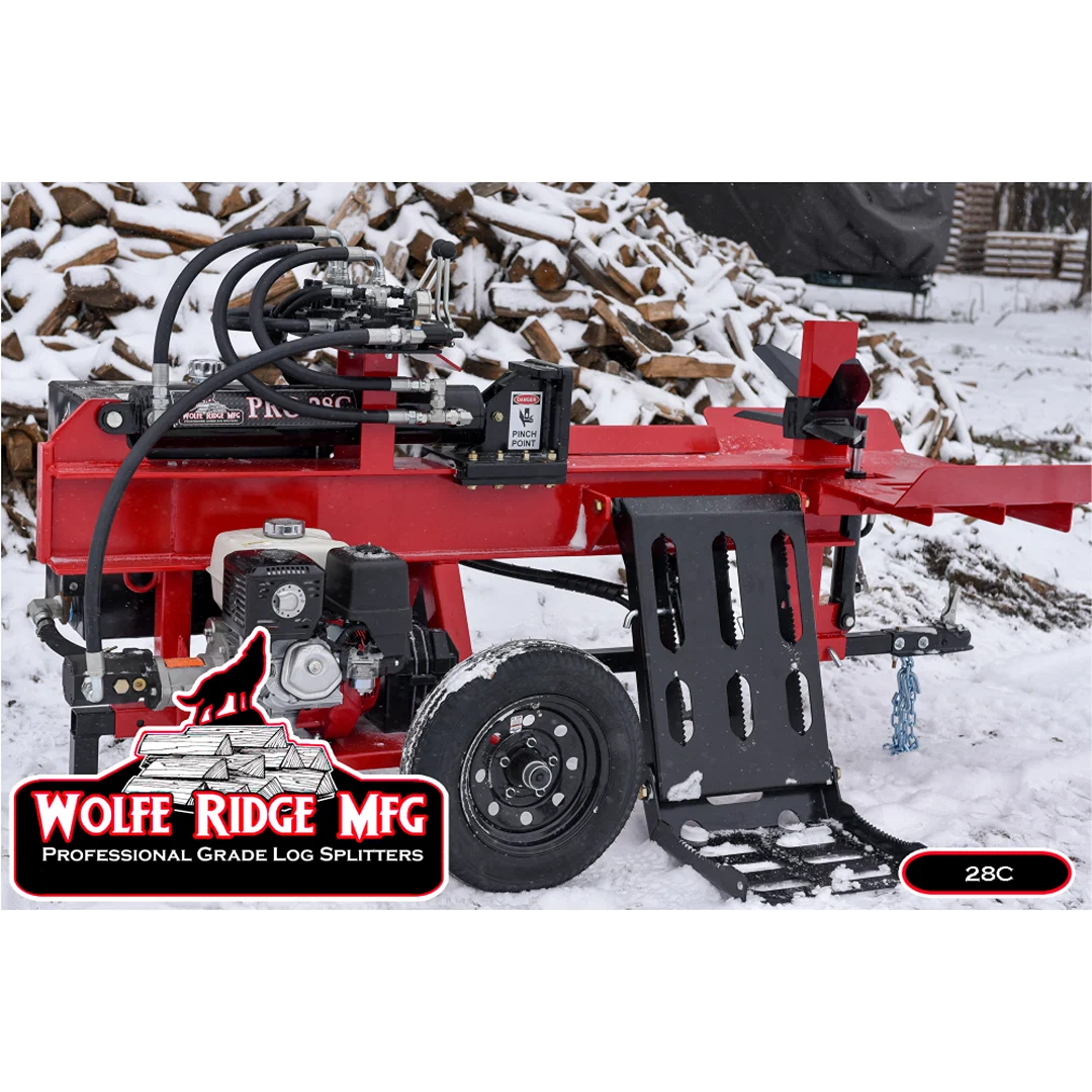 Trendy Wolfe Ridge 35 Ton Compact Commercial Firewood Log Splitter Contemporary