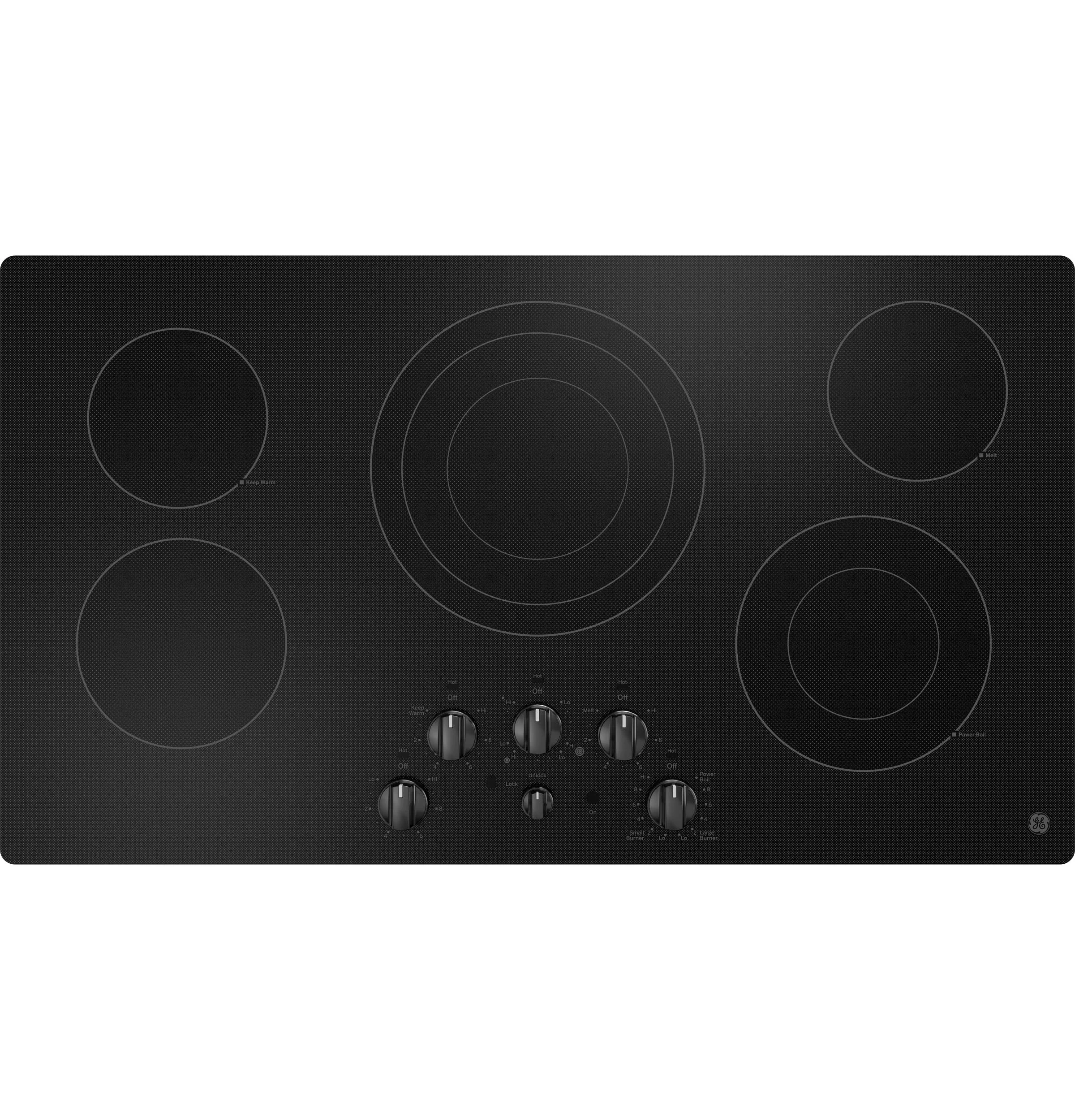 Genuine GE® 36 Built-In Knob Control Electric Cooktop Reusable