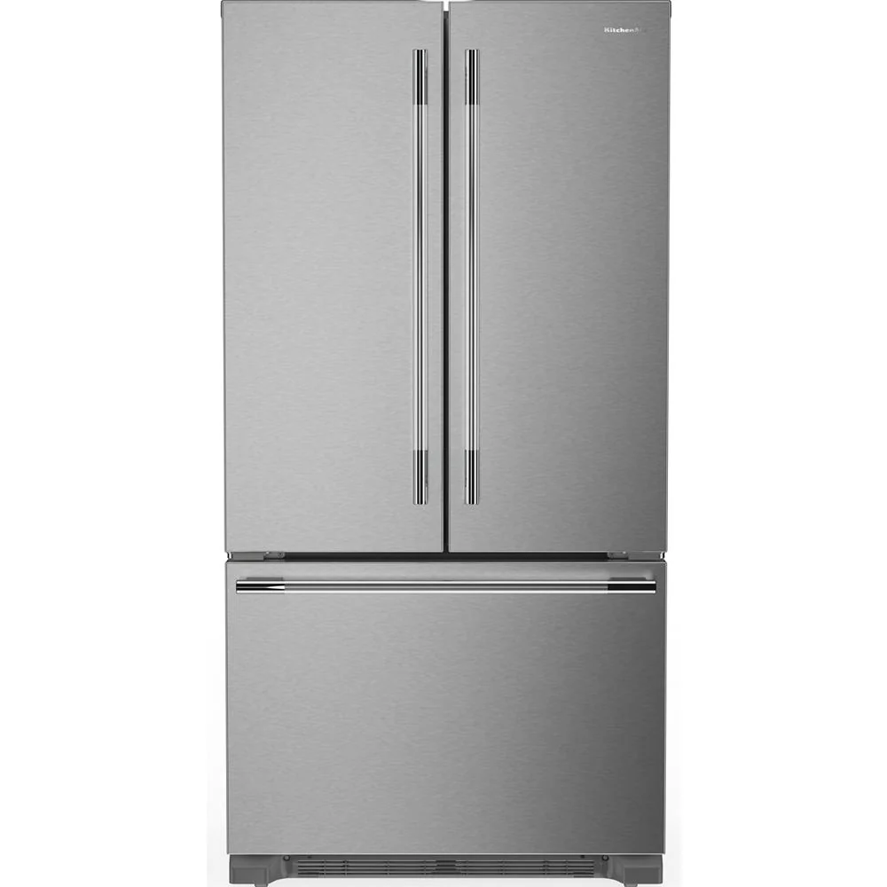Trendy 22 Cu. Ft. 36-Inch Counter-Depth French Door Refrigerator with Internal Water Dispenser in PrintShield® Finish Elite