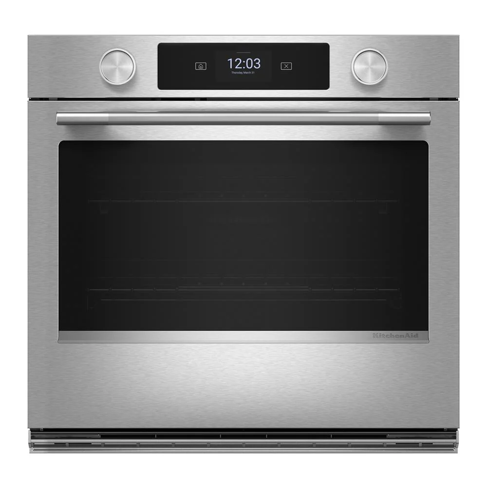Prestigious 27-inch Smart Electric Single Wall Oven with Assisted Cooking Modes - PrintShield™ Finish Elite