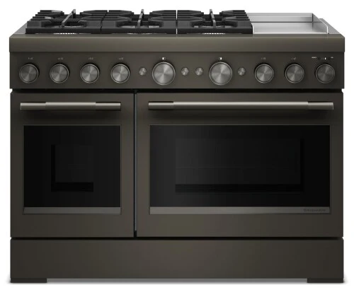 Safe 48-Inch 6 Burner Commercial-Style Dual Fuel Range with Griddle Reliable