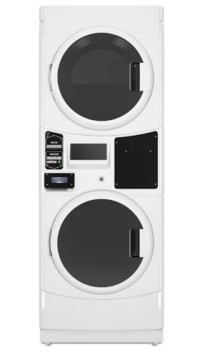 Sophisticated 27 Commercial Gas Stack Washer Dryer Card Reader Ready or Non-Vend Advanced