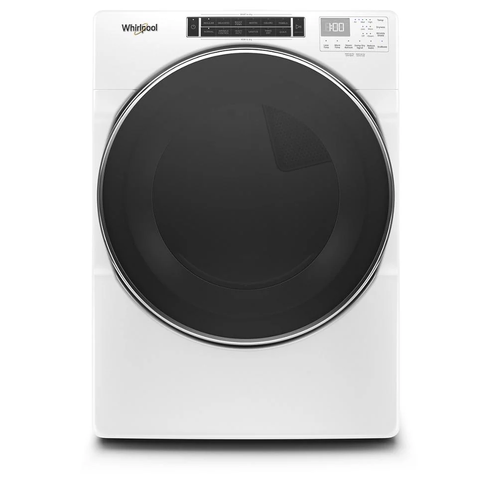 Practical 7.4 cu. ft. Front Load Gas Dryer with Steam Cycles Contemporary
