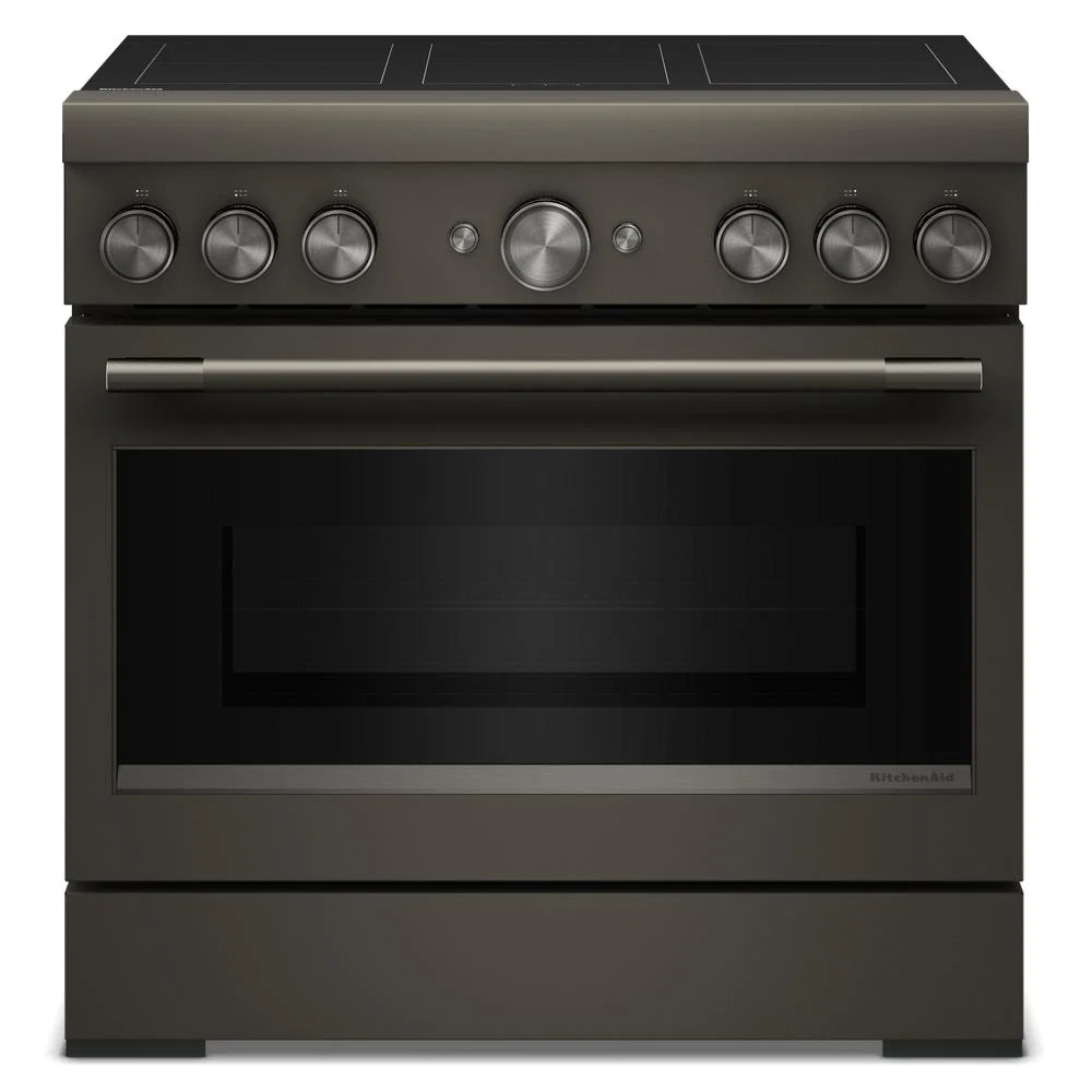Prestigious 36-Inch 6-Element Induction standing Commercial-Style Range with Air Fry Lightweight