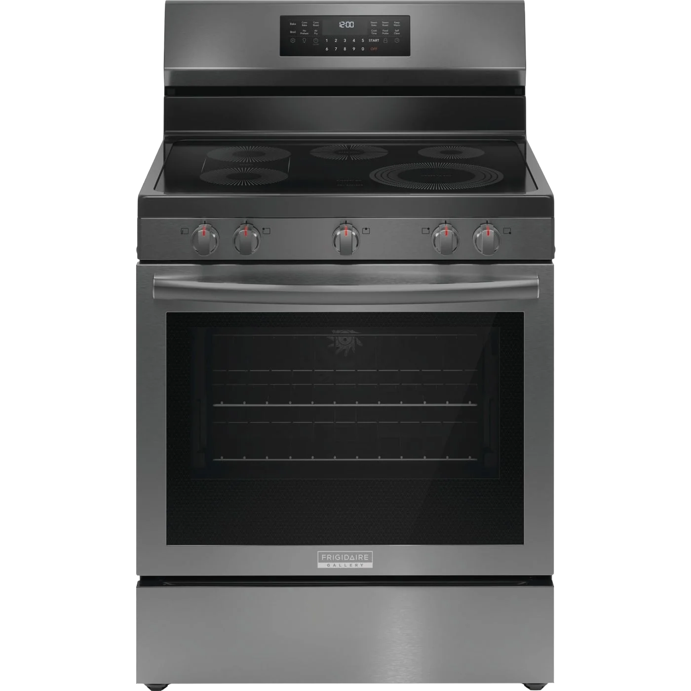 Environmentally Friendly 30 Rear Control Electric Range with Total Convection Convenient