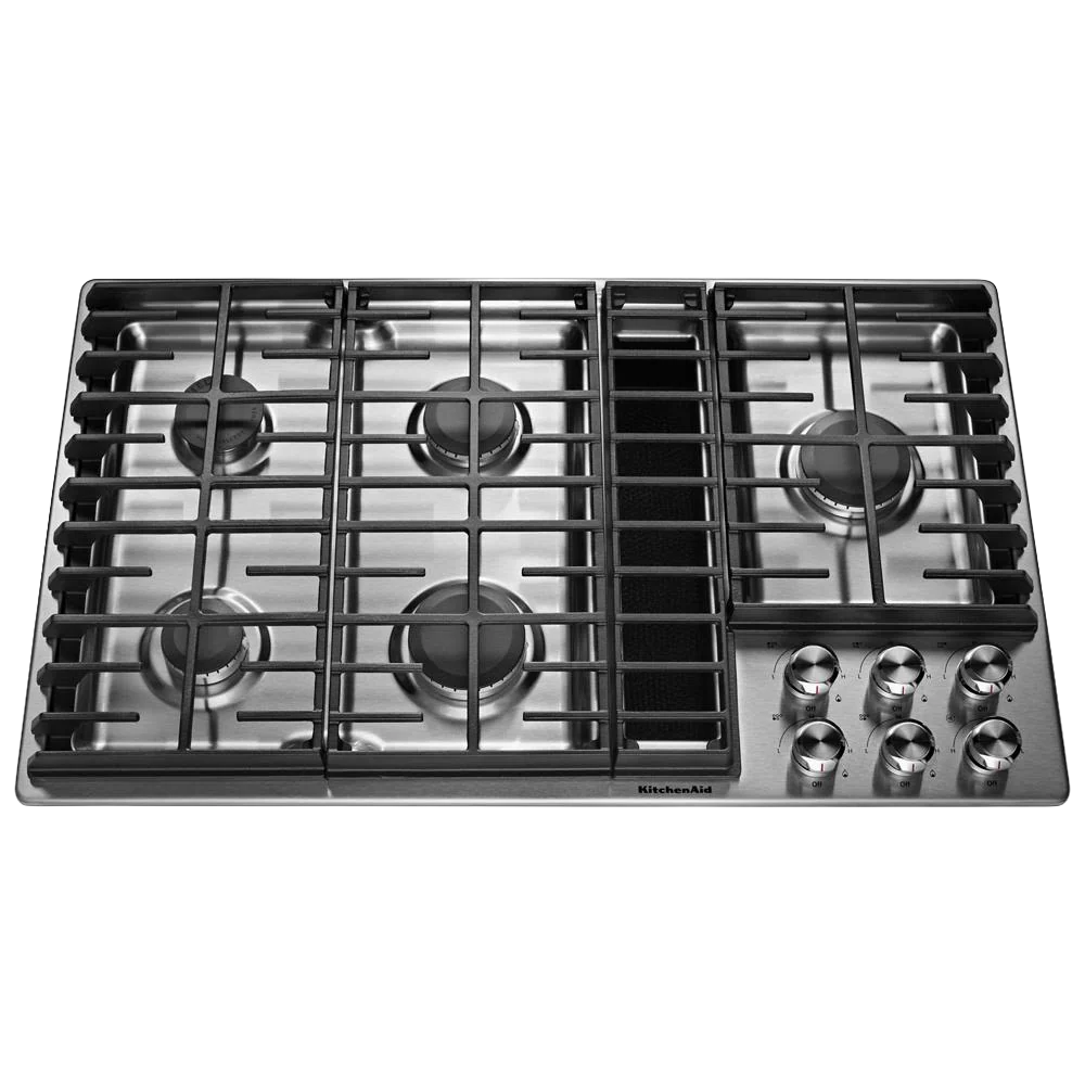Premium 36 5 Burner Gas Downdraft Cooktop Sophisticated