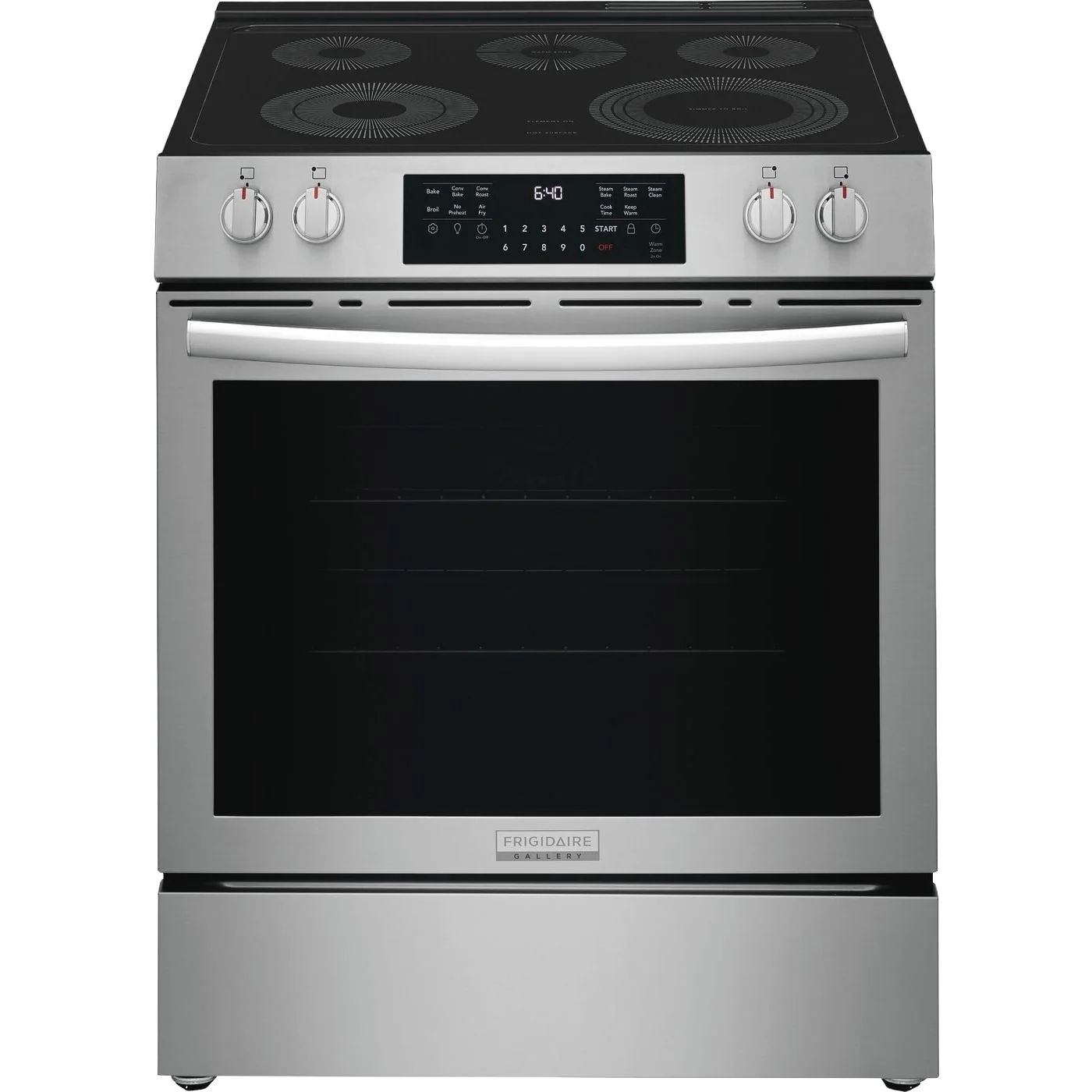 High-Grade 30 Front Control Electric Range with Total Convection Safe