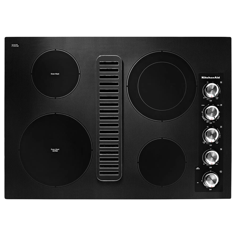 Reusable 30 Electric Downdraft Cooktop with 4 Elements Original Design