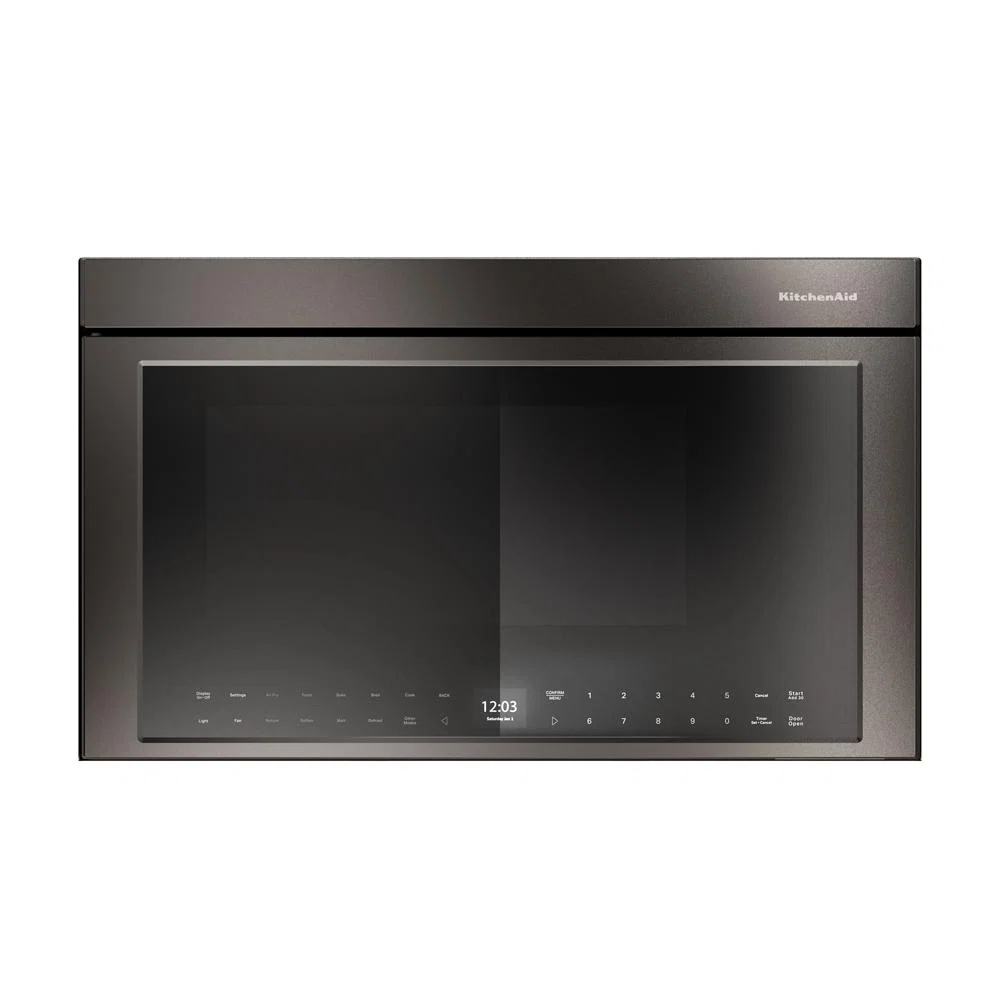 Professional Multifunction Over-the-Range Microwave Oven with Infrared Sensor Modes Secure