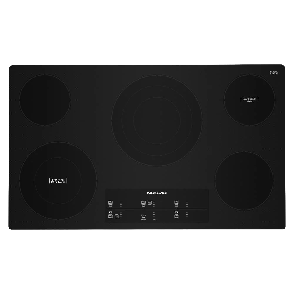 Enhanced 36 Electric Cooktop with 5 Elements and Touch-Activated Controls Comfortable