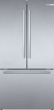 Effective 800 Series French Door Bottom Mount Refrigerator 36'' Stainless Steel Recyclable